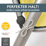 Hochlehnerauflage 2er Set MALTA - Gartenstuhl Auflage, bequeme Sitzauflage für Gartenmöbel, Stuhlkissen