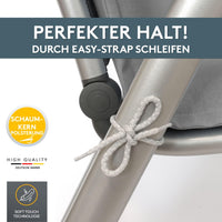 Hochlehnerauflage 2er Set MALTA - Gartenstuhl Auflage, bequeme Sitzauflage für Gartenmöbel, Stuhlkissen