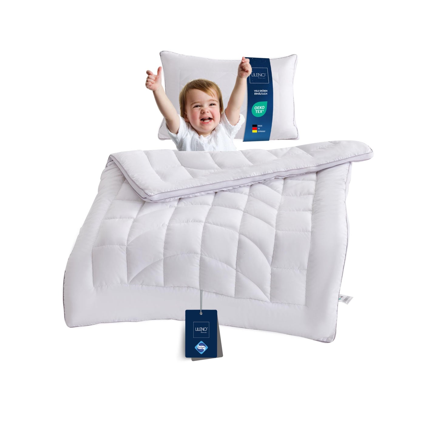 Premium Sommerdecke mit CoolComfort Klimanetz - in verschiedenen Größen und optional mit Kissen
