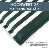 Niedriglehnerauflage 2er Set MALTA - Gartenstuhl Auflage, bequeme Sitzauflage für Gartenmöbel, Stuhlkissen