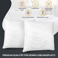 Kopfkissen - gestepptes Kissen in verschiedenen Größen - Made in Germany