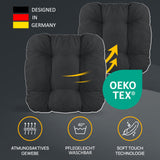 Stuhlkissen LISA CAPRI 1er Set - Sitzkissen für Gartenstuhl, Küchenstuhl oder Esszimmerstuhl