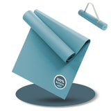 Yogamatte Gymnastikmatte 180x60 cm inkl. Tragegurt, rutschfeste Fitnessmatte