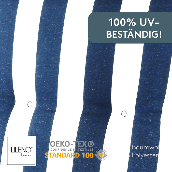 Polsterauflage Niedriglehner 2er Set, bequeme Sitzauflage für Gartenstühle, Stuhlkissen