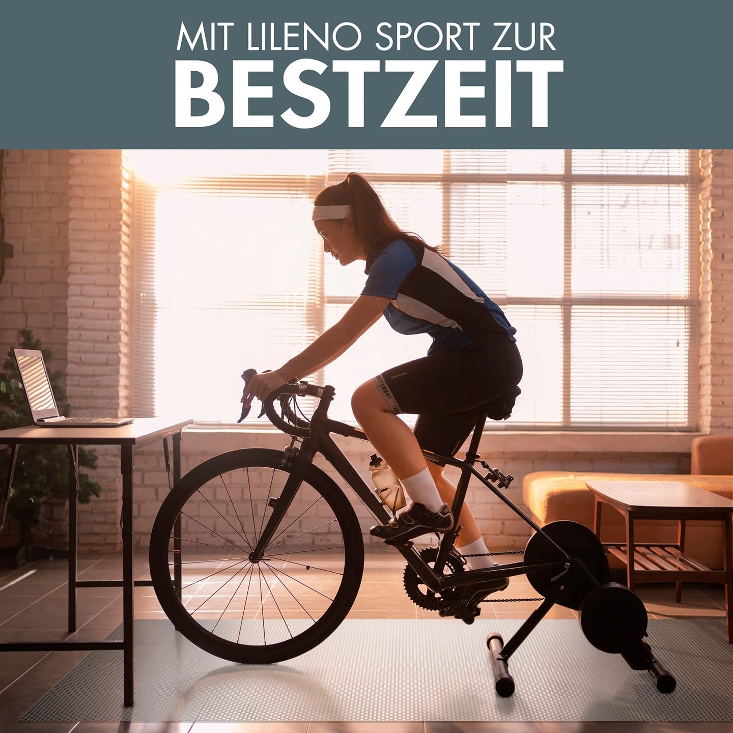 Bodenschutzmatte - Laufband Matte 1 mm Dicke - Fitness Unterlegmatte