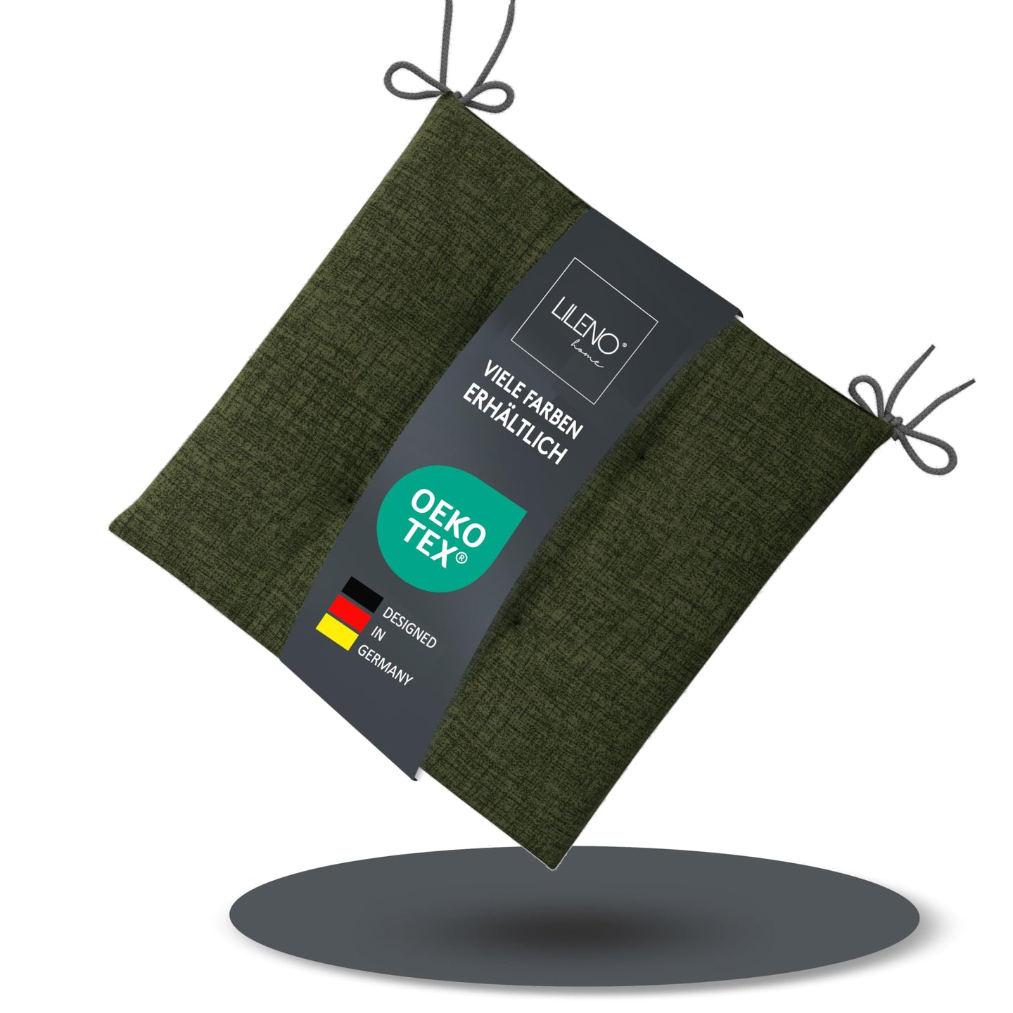 Stuhlkissen 1er Set LAURA TINO - Sitzkissen für Gartenstuhl, Küchenstuhl oder Esszimmerstuhl