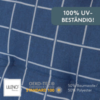 Polsterauflage Niedriglehner 2er Set, bequeme Sitzauflage für Gartenstühle, Stuhlkissen