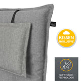 Hochlehnerauflage 2er Set MARBELLA - Gartenstuhl Auflage, bequeme Sitzauflage für Gartenmöbel, Stuhlkissen