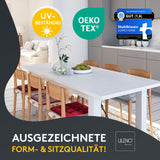 Stuhlkissen LINDA STREIFEN 2er Set - Sitzkissen für Gartenstuhl, Küchenstuhl oder Esszimmerstuhl