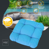 Stuhlkissen LISA CAPRI 4er Set - Sitzkissen für Gartenstuhl, Küchenstuhl oder Esszimmerstuhl