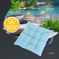 Stuhlkissen Linda Fiume 1er Set - Sitzkissen für Gartenstuhl, Küchenstuhl oder Esszimmerstuhl
