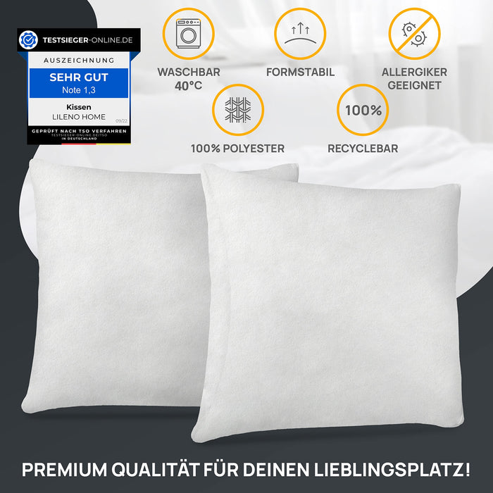 Kissenfüllung Vlieskissen in verschiedenen Größen - Made in Germany