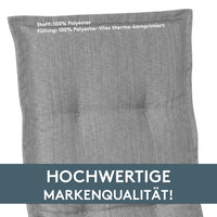 Hochlehnerauflage Gartenstuhl Auflage 2er Set FLORENCE, bequeme Sitzauflage für Gartenmöbel, Stuhlkissen