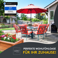 Stuhlkissen 2er Set LAURA TINO - Sitzkissen für Gartenstuhl, Küchenstuhl oder Esszimmerstuhl