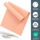 Yogamatte Gymnastikmatte 180x60 cm inkl. Tragegurt, rutschfeste Fitnessmatte