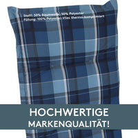 Polsterauflage Niedriglehner 2er Set, bequeme Sitzauflage für Gartenstühle, Stuhlkissen