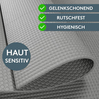 Yogamatte Gymnastikmatte 180x60 cm inkl. Tragegurt, rutschfeste Fitnessmatte