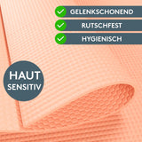 Yogamatte Gymnastikmatte 180x60 cm inkl. Tragegurt, rutschfeste Fitnessmatte