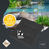 Stuhlkissen 2er Set LAURA TINO - Sitzkissen für Gartenstuhl, Küchenstuhl oder Esszimmerstuhl