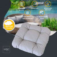 Stuhlkissen LISA CAPRI 1er Set - Sitzkissen für Gartenstuhl, Küchenstuhl oder Esszimmerstuhl