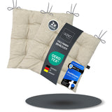 Stuhlkissen Linda Fiume 2er Set - Sitzkissen für Gartenstuhl, Küchenstuhl oder Esszimmerstuhl