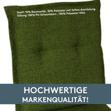 Hochlehnerauflage 2er Set FLORENCE TINO - Gartenstuhl Auflage, bequeme Sitzauflage für Gartenmöbel, Stuhlkissen