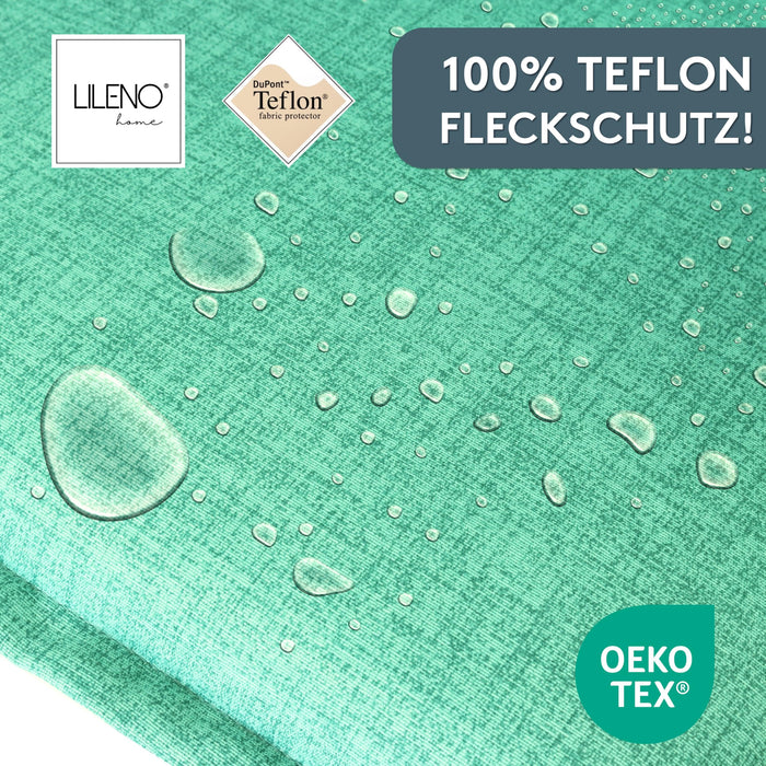 Hochlehnerauflage 2er Set FLORENCE TINO - Gartenstuhl Auflage, bequeme Sitzauflage für Gartenmöbel, Stuhlkissen