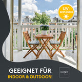 Stuhlkissen Linda Fiume 4er Set - Sitzkissen für Gartenstuhl, Küchenstuhl oder Esszimmerstuhl