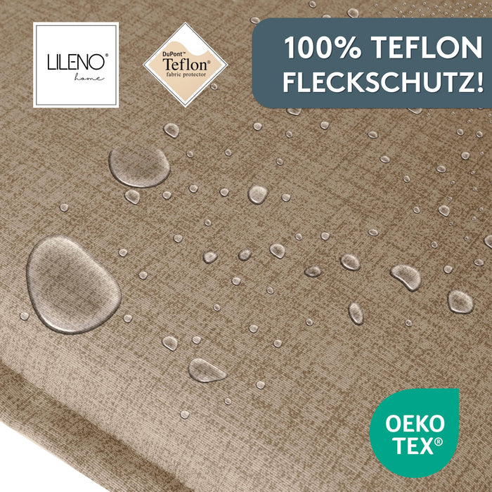 Hochlehnerauflage 2er Set FLORENCE TINO - Gartenstuhl Auflage, bequeme Sitzauflage für Gartenmöbel, Stuhlkissen