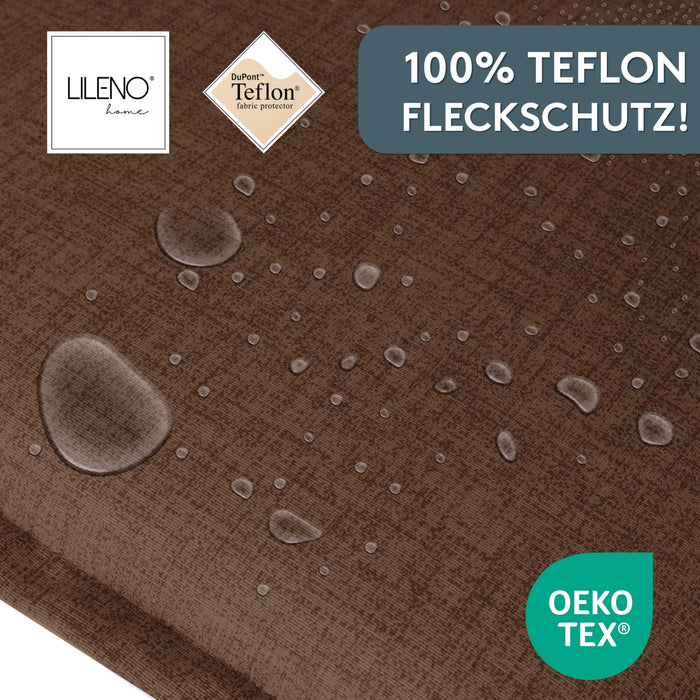 Hochlehnerauflage 2er Set FLORENCE TINO - Gartenstuhl Auflage, bequeme Sitzauflage für Gartenmöbel, Stuhlkissen