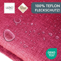 Hochlehnerauflage 2er Set FLORENCE TINO - Gartenstuhl Auflage, bequeme Sitzauflage für Gartenmöbel, Stuhlkissen