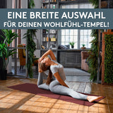 Yogamatte Gymnastikmatte 180x60 cm inkl. Tragegurt, rutschfeste Fitnessmatte