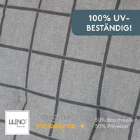 Polsterauflage Niedriglehner 2er Set, bequeme Sitzauflage für Gartenstühle, Stuhlkissen