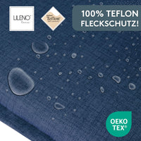 Hochlehnerauflage 2er Set FLORENCE TINO - Gartenstuhl Auflage, bequeme Sitzauflage für Gartenmöbel, Stuhlkissen