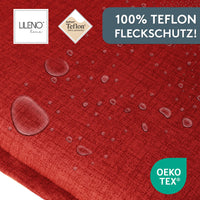 Hochlehnerauflage 2er Set FLORENCE TINO - Gartenstuhl Auflage, bequeme Sitzauflage für Gartenmöbel, Stuhlkissen