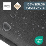 Hochlehnerauflage 2er Set FLORENCE TINO - Gartenstuhl Auflage, bequeme Sitzauflage für Gartenmöbel, Stuhlkissen