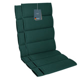 Hochlehnerauflage 2er Set ALUTEX bequeme Sitzauflage für Gartenmöbel, Stuhlkissen für Klappstühle