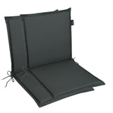 Niedriglehnerauflage MIAMI - Gartenstuhl Auflage, bequeme Sitzauflage für Gartenmöbel, Stuhlkissen