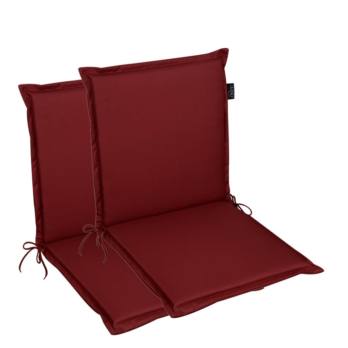 Niedriglehnerauflage MIAMI - Gartenstuhl Auflage, bequeme Sitzauflage für Gartenmöbel, Stuhlkissen