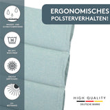 Liegenauflage perfekt für Strandliege, Sonnenliege Auflage, Gartenliege Auflage