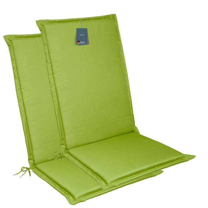 Hochlehnerauflage MIAMI - Gartenstuhl Auflage, bequeme Sitzauflage für Gartenmöbel, Stuhlkissen