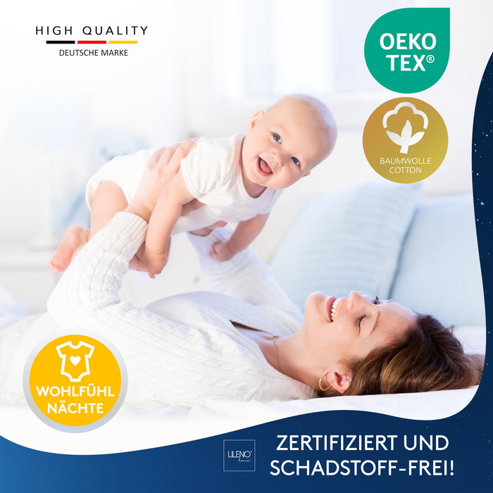 Premium Ganzjahresdecke mit Golden Elegance Baumwolle - Bettdecken Set in verschiedenen Größen