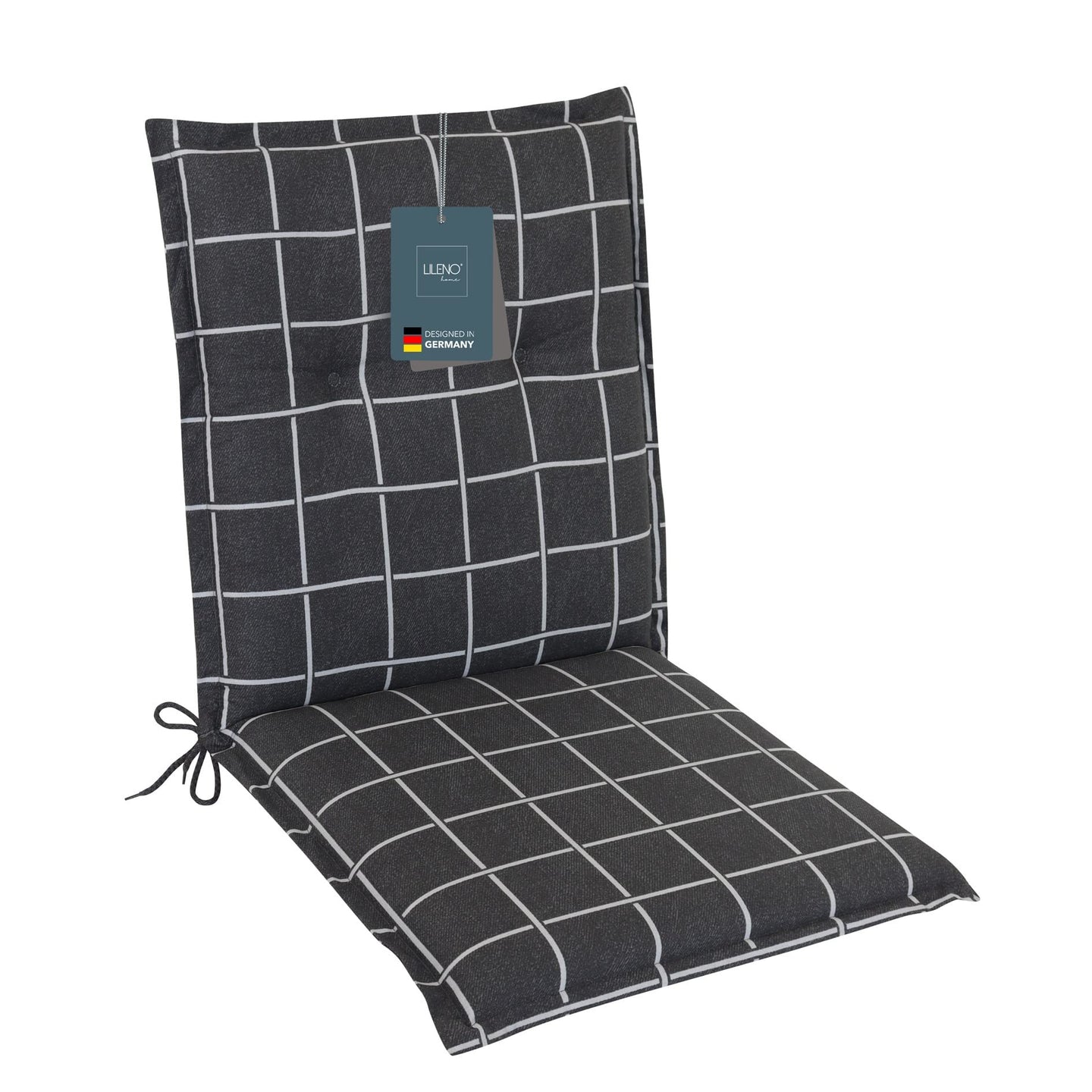 Polsterauflage Niedriglehner 1er Set, bequeme Sitzauflage für Gartenstühle, Stuhlkissen