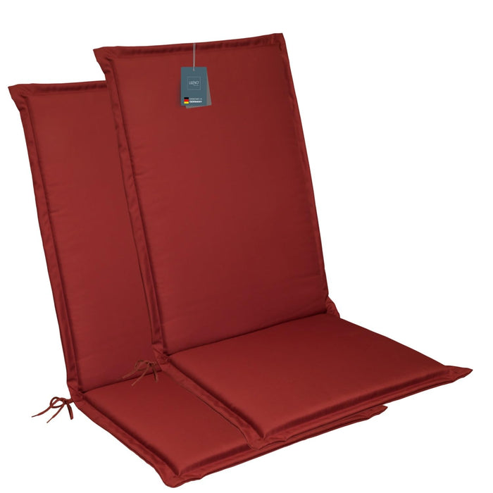 Hochlehnerauflage MIAMI - Gartenstuhl Auflage, bequeme Sitzauflage für Gartenmöbel, Stuhlkissen