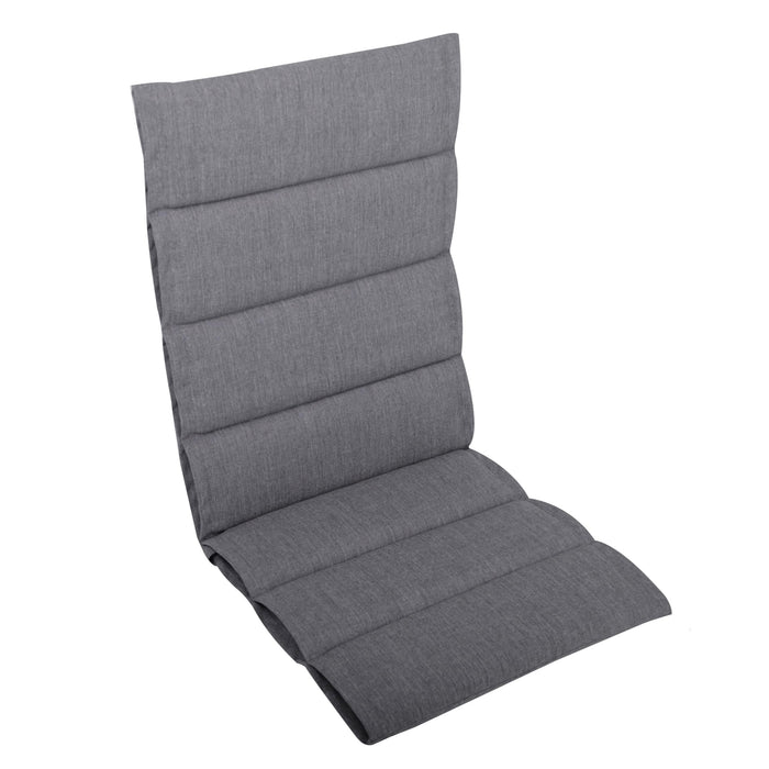 Hochlehnerauflage 1er Set ALUTEX bequeme Sitzauflage für Gartenmöbel, Stuhlkissen für Klappstühle