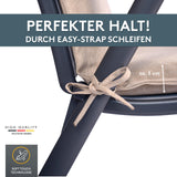 Hochlehnerauflage 1er Set MALTA - Gartenstuhl Auflage, bequeme Sitzauflage für Gartenmöbel, Stuhlkissen