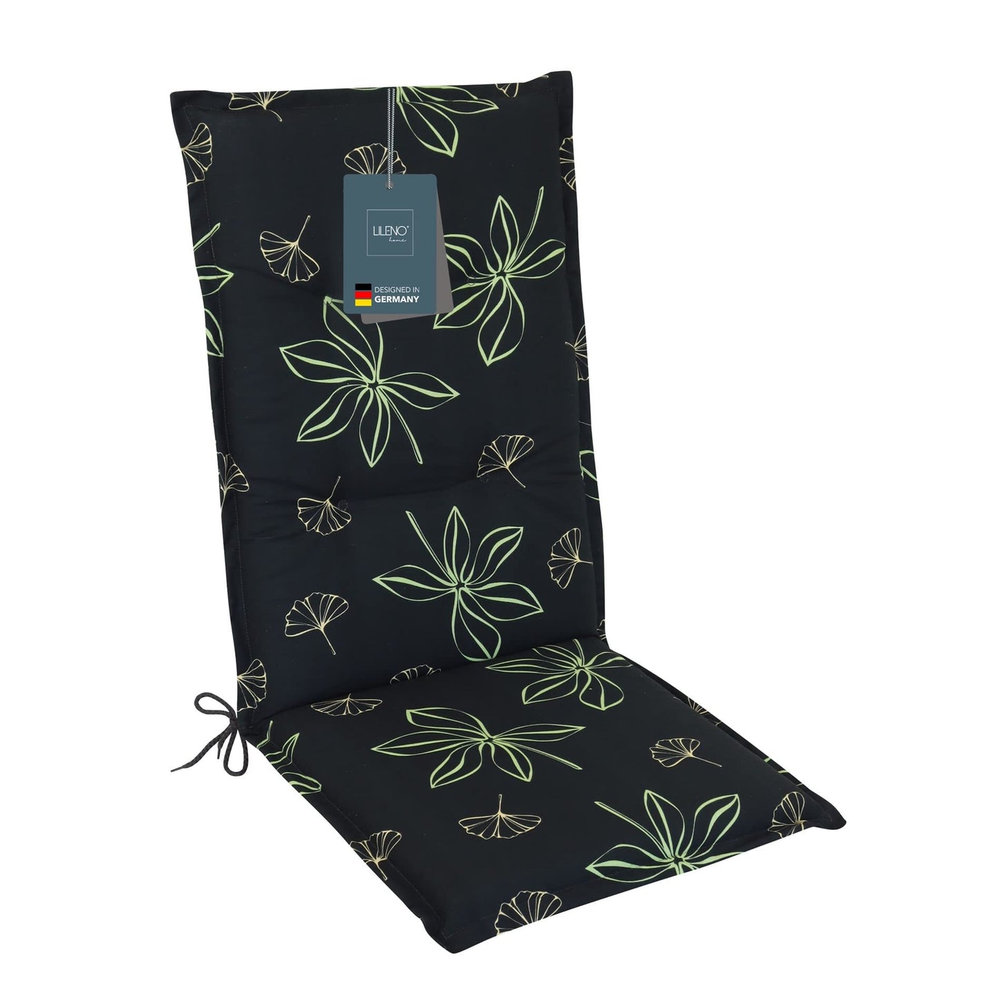 Hochlehnerauflage Gartenstuhl Auflage 1er Set FLORENCE, bequeme Sitzauflage für Gartenmöbel, Stuhlkissen