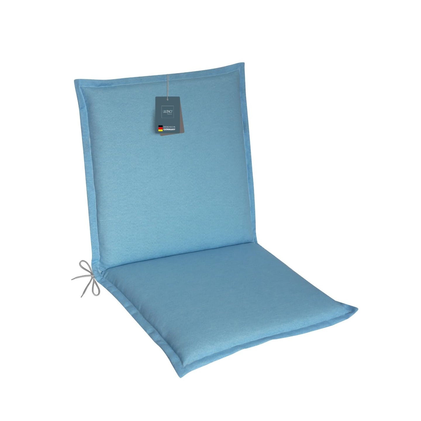 Niedriglehnerauflage 1er Set MALTA - Gartenstuhl Auflage, bequeme Sitzauflage für Gartenmöbel, Stuhlkissen