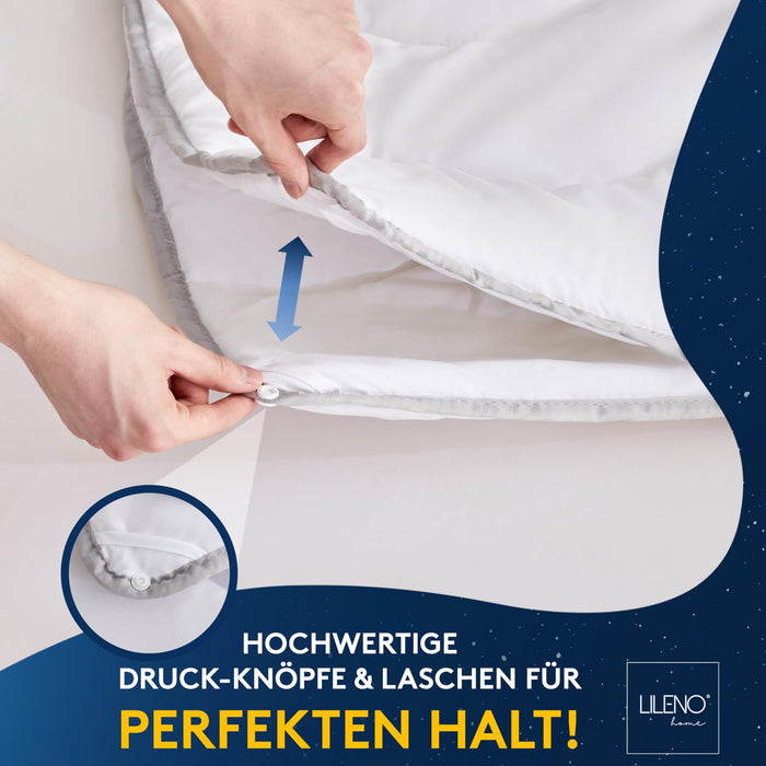 Premium Winterdecke mit Sanitized Hypoallergen - in verschiedenen Größen und optional mit Kissen