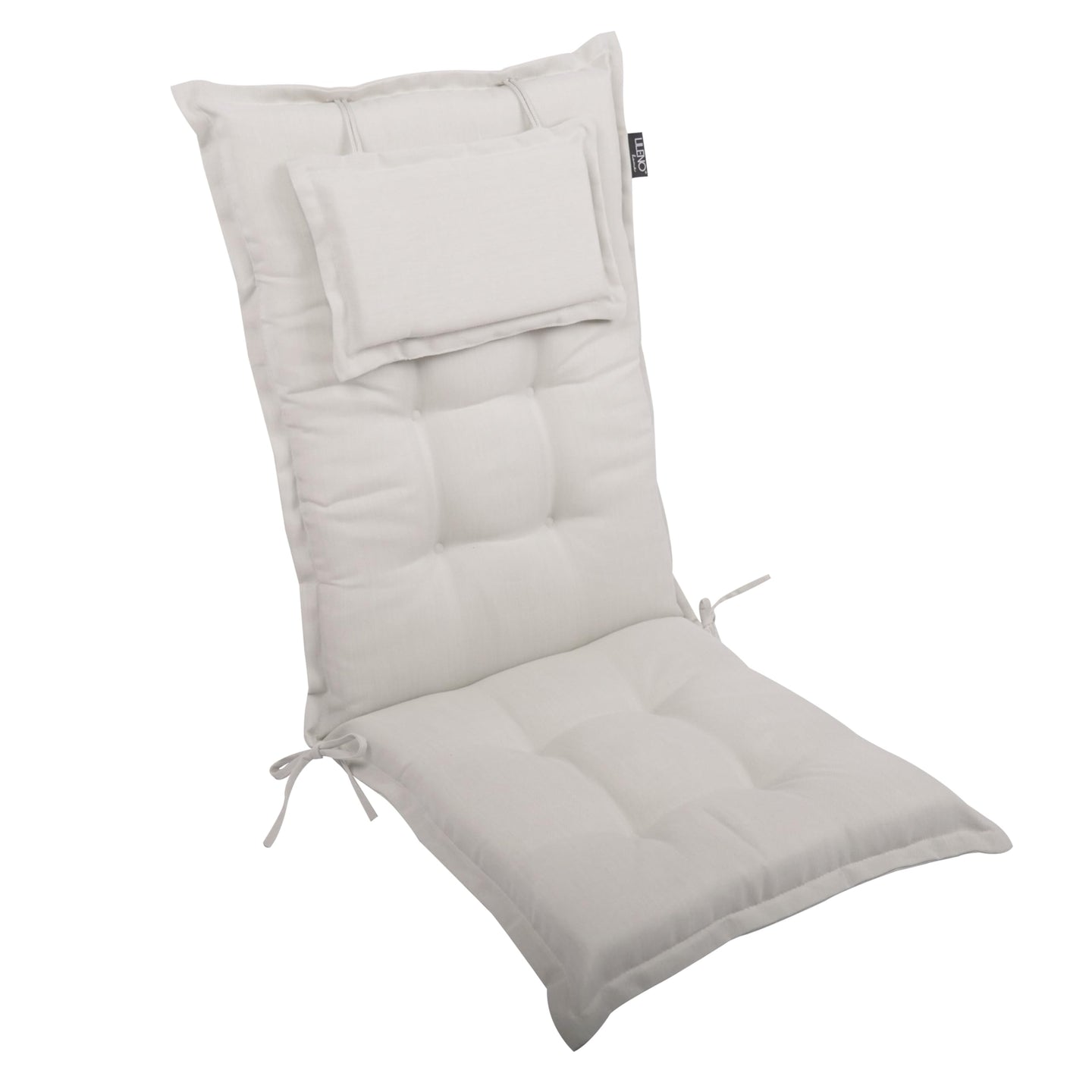 Hochlehnerauflage 1er Set MARBELLA - Gartenstuhl Auflage, bequeme Sitzauflage für Gartenmöbel, Stuhlkissen
